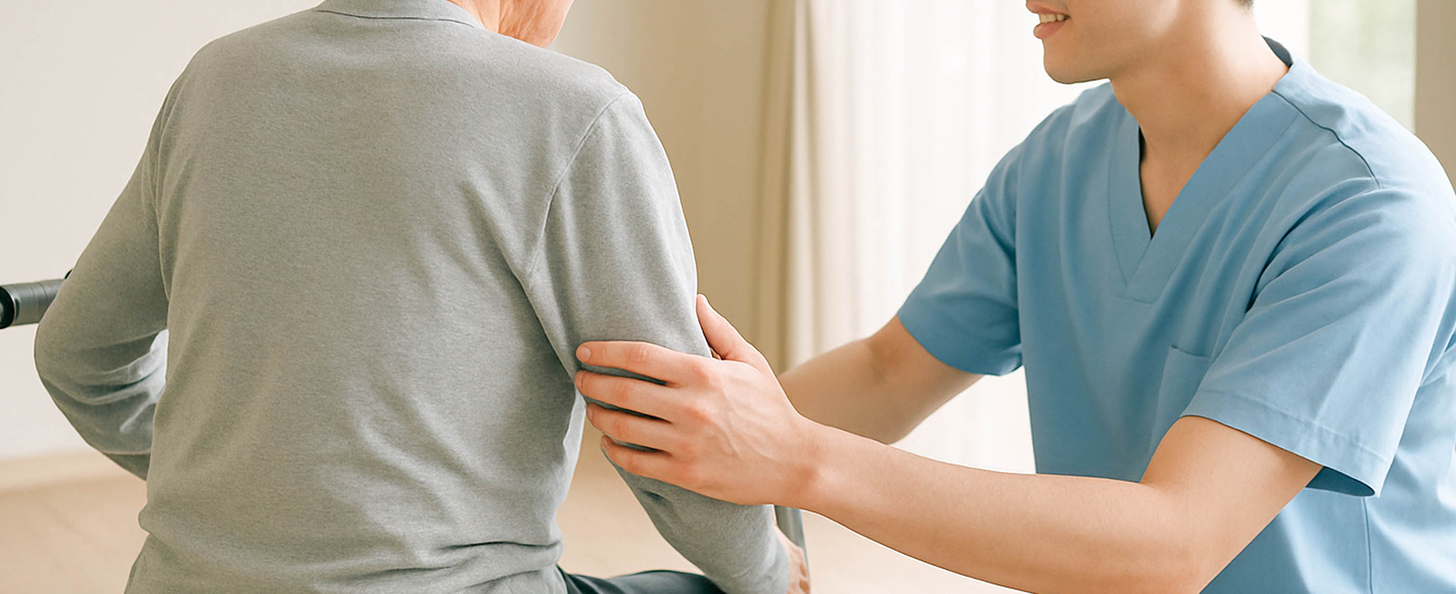 リハビリしている様子